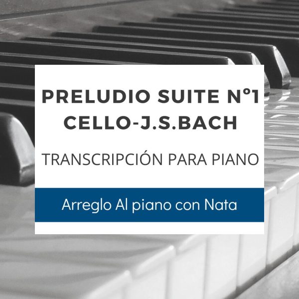 PRELUDIO CELLO BACH PARA PIANO