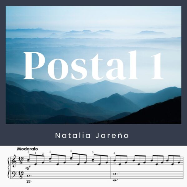 POSTAL 1-PARTITURA
