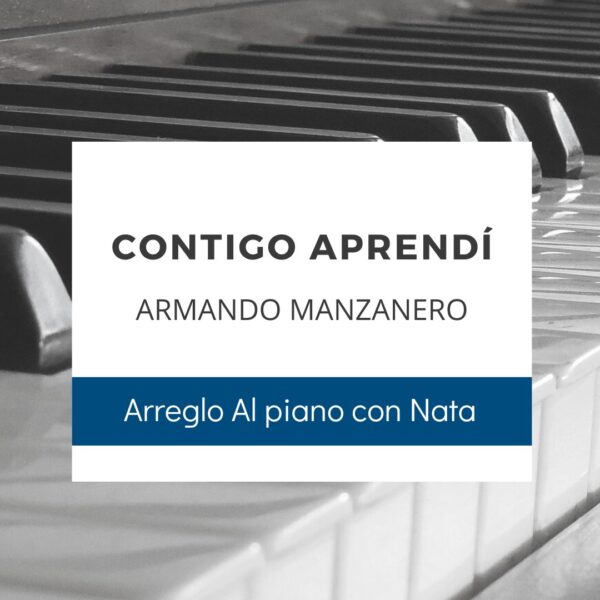 CONTIGO APRENDÍ PARTITURA